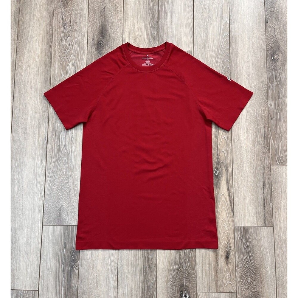 Fabletics Shirt Mens Size S Training Day T-Shirt Red Gym Workout Stretch